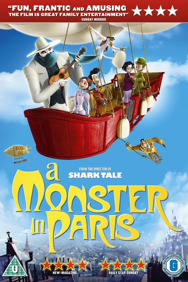دانلود انیمیشن  هیولایی در پاریس – A Monster in Paris