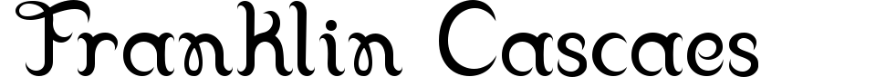 Franklin Cascaes Font Preview