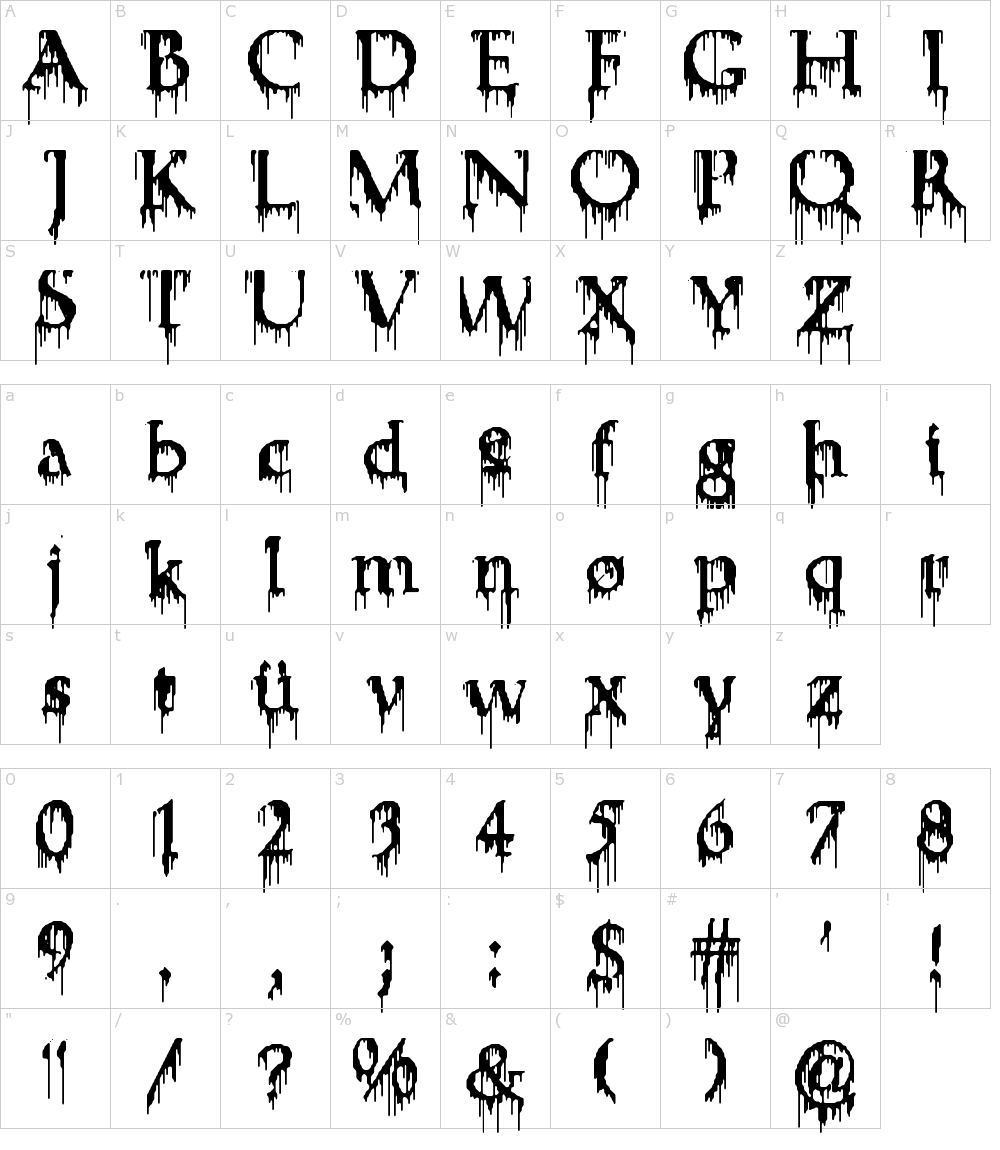 フォントの文字: Fuehrer
