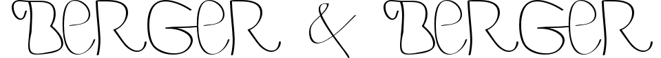 Berger & Berger Caps Font Preview