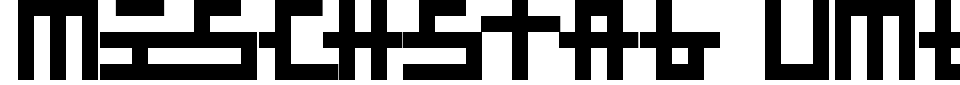 字体预览:Mischstab Umbrella Patina