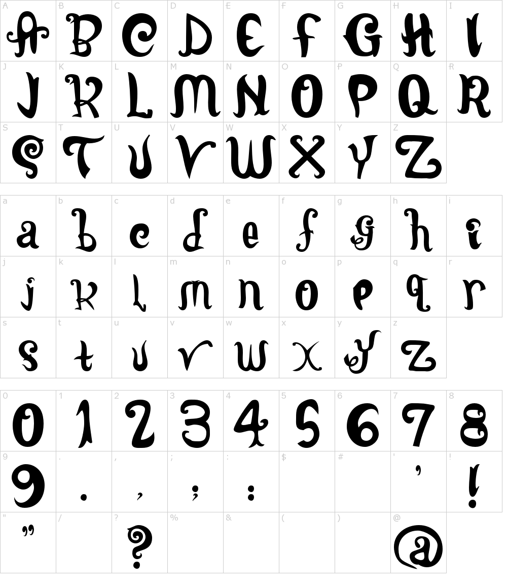 フォントの文字: Late Puberty