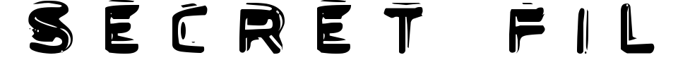 Secret Files Font Preview