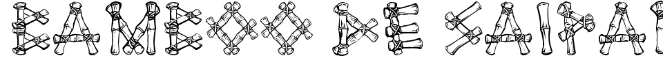 Bamboo de Saipan Font Preview