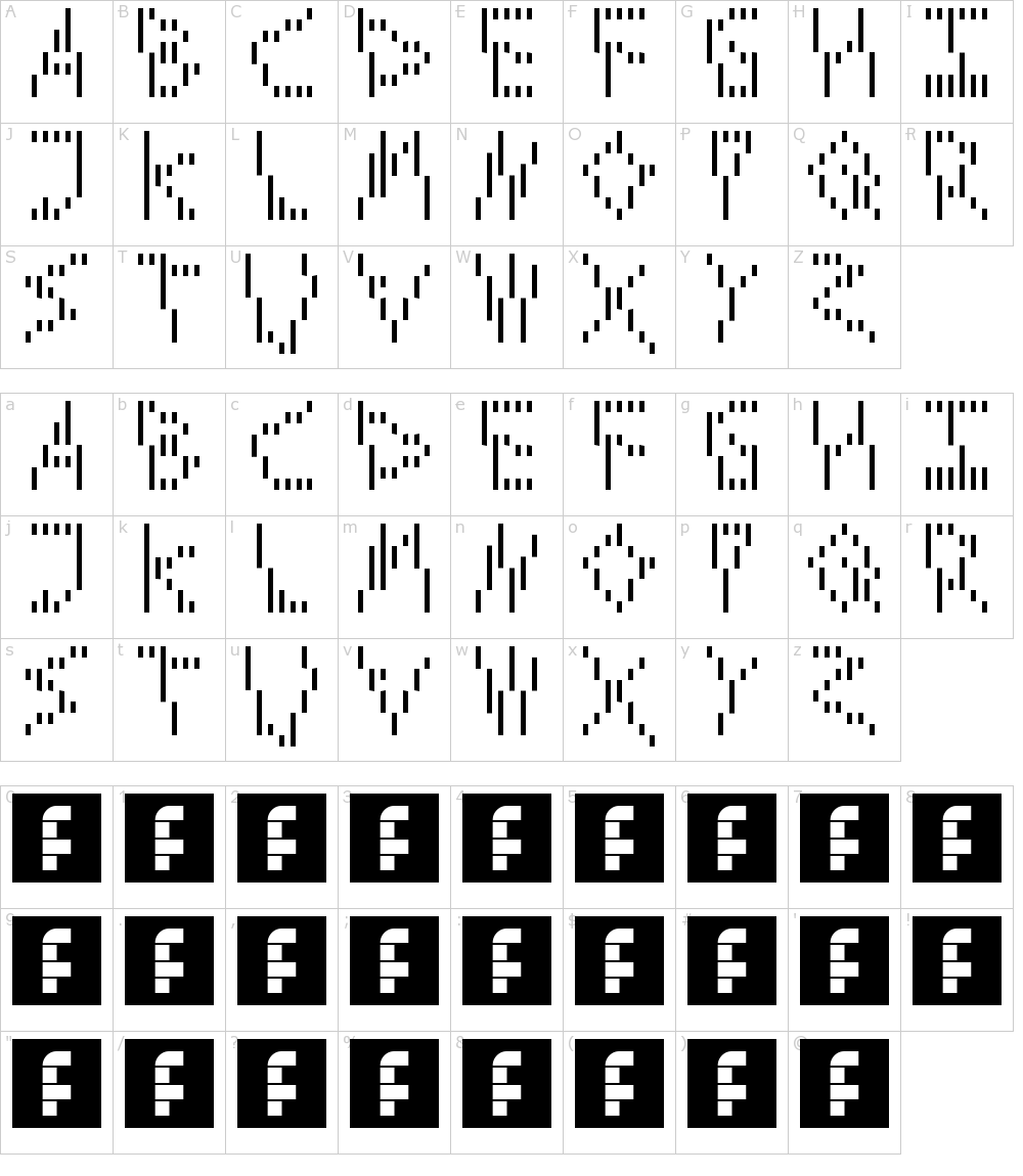 フォントの文字: Doogle