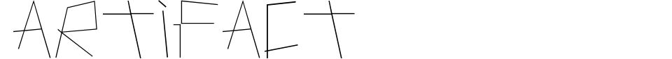 Visualização - Fonte Artifact