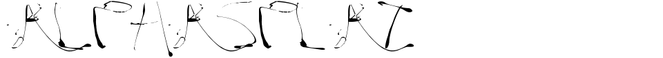 Alphasplat Font Preview