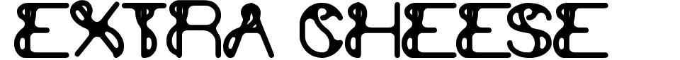 Extra Cheese Font Preview
