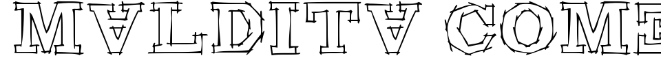 Maldita Comebolsas Font Preview