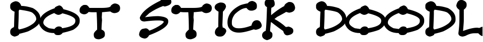 字体预览:Dot Stick Doodles