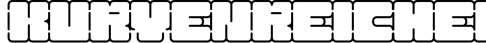 字体预览:Kurvenreicher