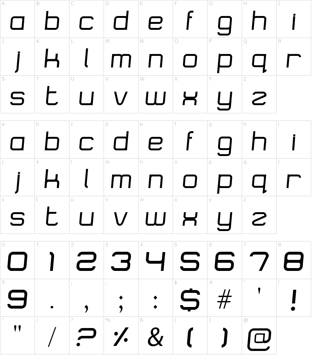 フォントの文字: Logostile