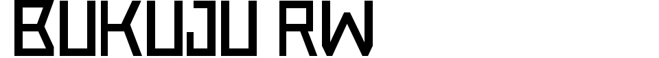 Bukuju RW Font Preview