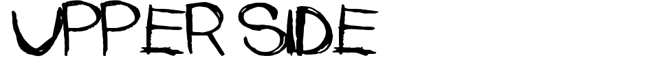 字体预览:Upper Side