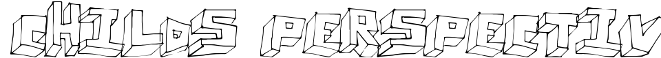 Childs Perspective Font Preview