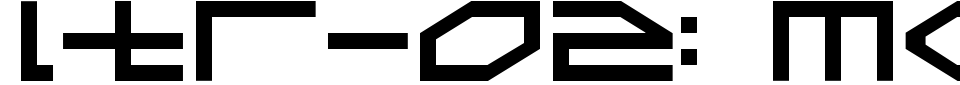 LTR-02: Morbid Vision Font Preview