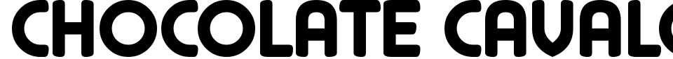 Chocolate Cavalcade Font Preview