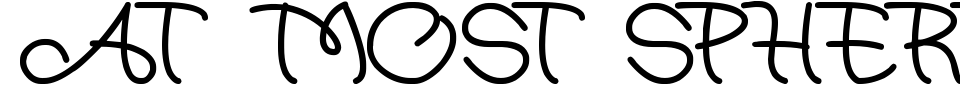 Visualização - Fonte At most sphere
