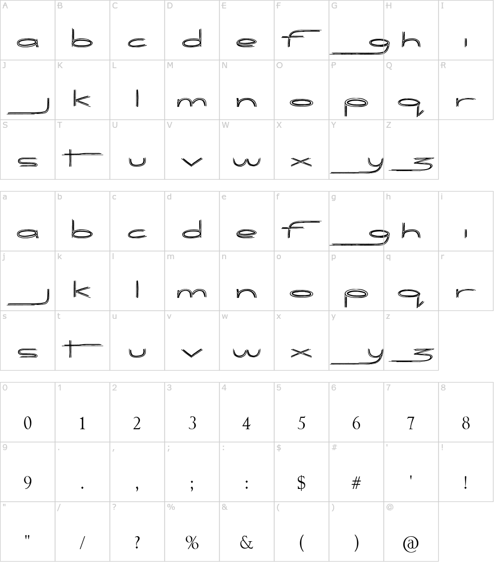 フォントの文字: Biogalaxy