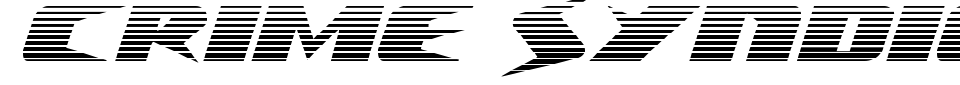 Vorschau der Schriftart - Crime Syndicate