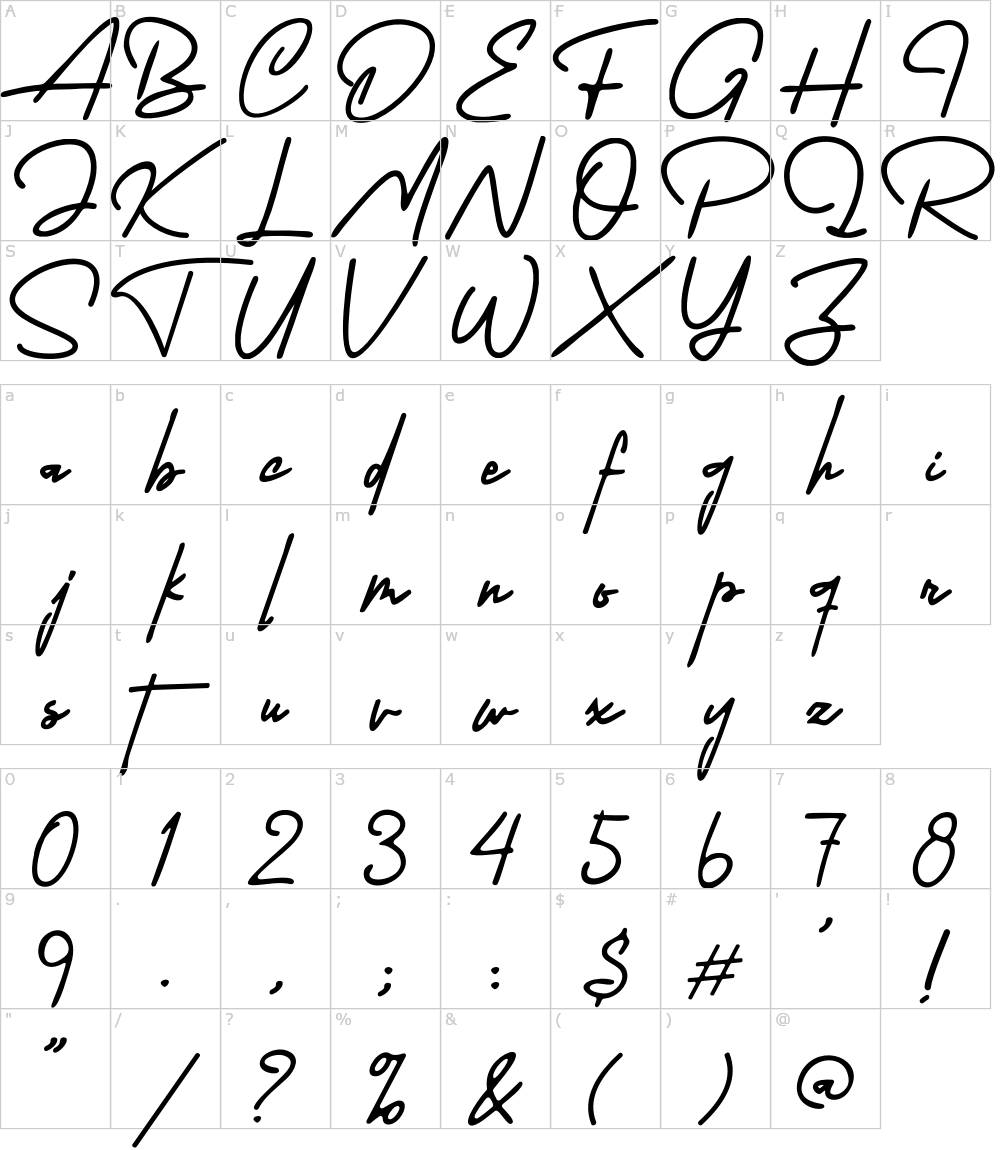 Characters: Haroopath Font