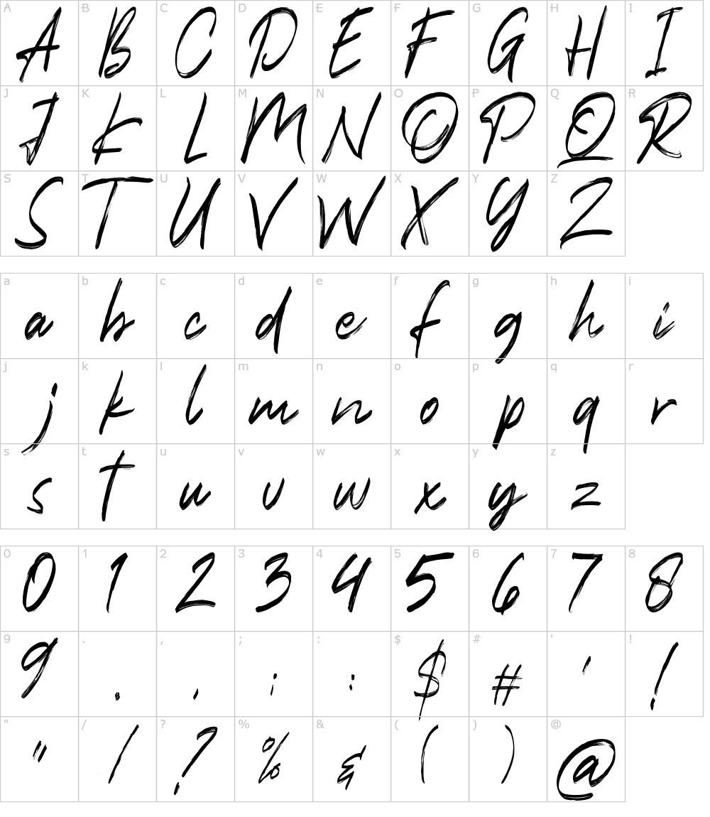 フォントの文字: Anttariksa