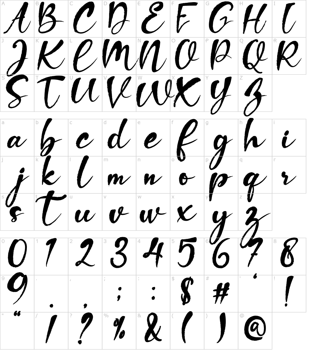 フォントの文字: Bonogoda