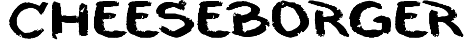 字体预览:Cheeseborger