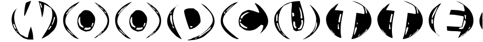 Vorschau der Schriftart - Woodcutted Caps