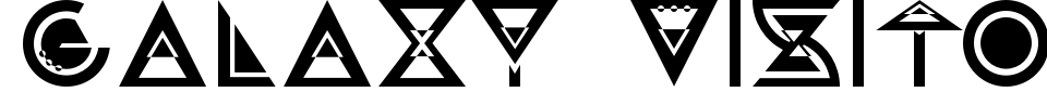 Galaxy Visitors Font Preview