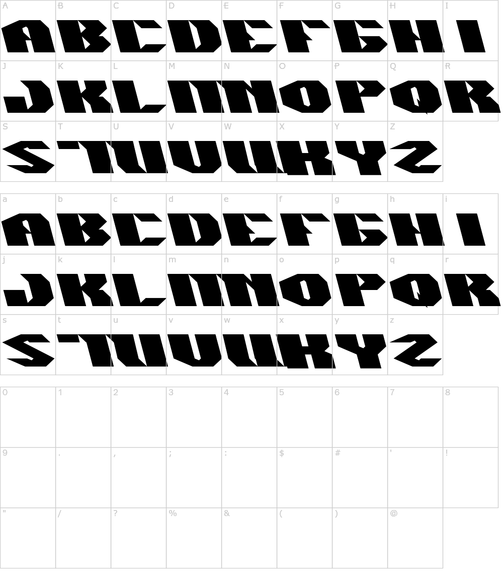 フォントの文字: Quantum [weknow]