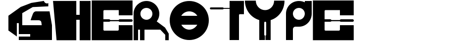 字体预览:Gherotype