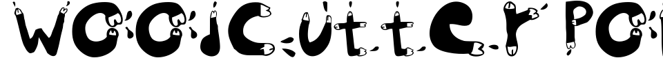 Woodcutter Pollita Alegre Font Preview