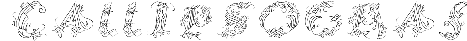 Vorschau der Schriftart - Callipsografia