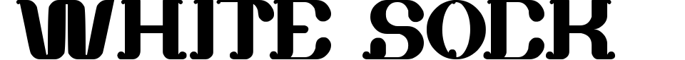 White Sock Font Preview