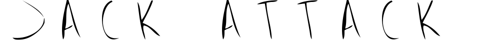 Jack Attack Font Preview