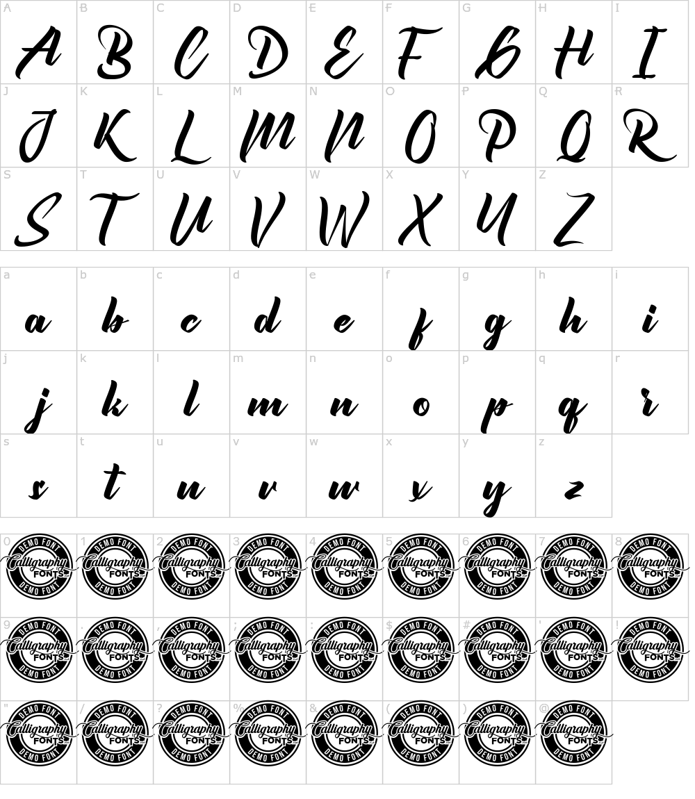 Characters: Abbeville Font