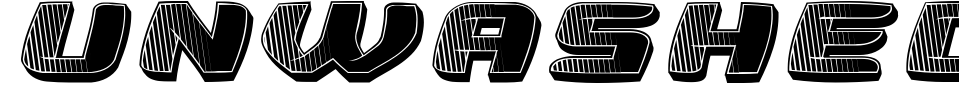 Unwashed Font Preview