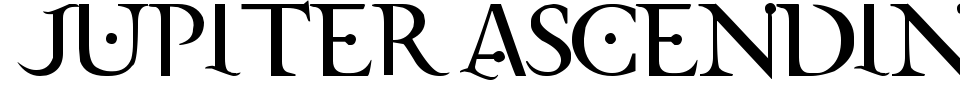 Jupiter Ascending Font Preview