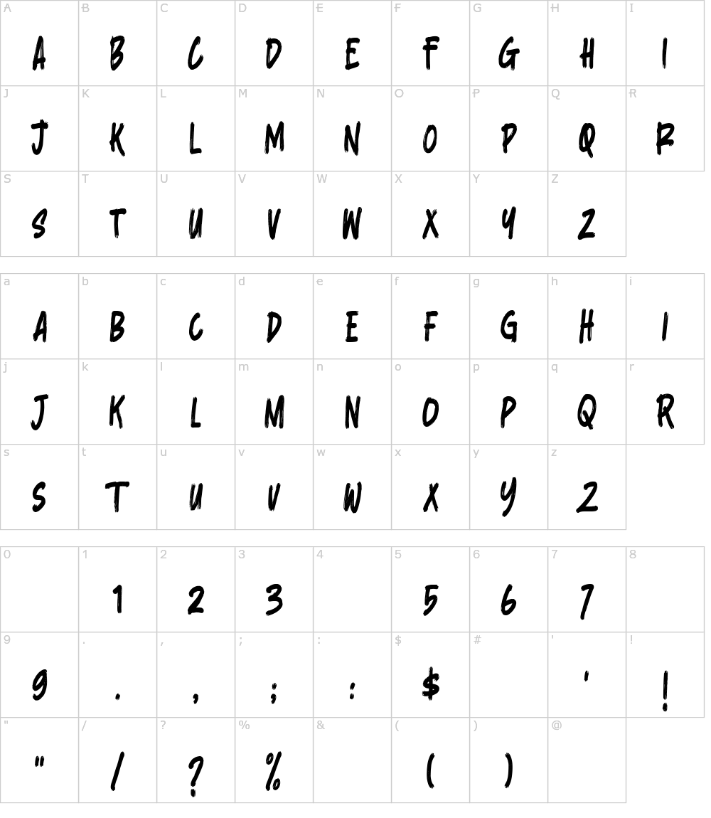 フォントの文字: Irrational