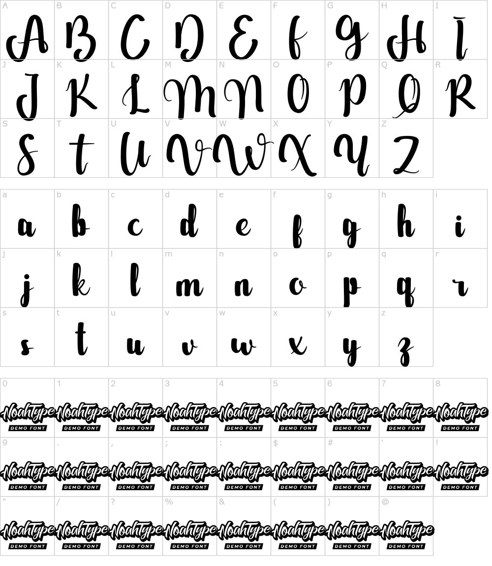 Characters: Beauty Unleash Font
