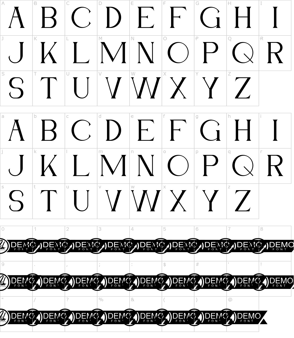 フォントの文字: Moorhen