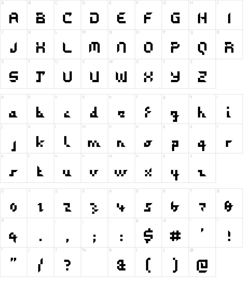 フォントの文字: Detalpalo