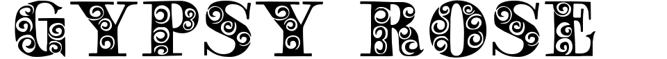 Gypsy Rose Font Preview