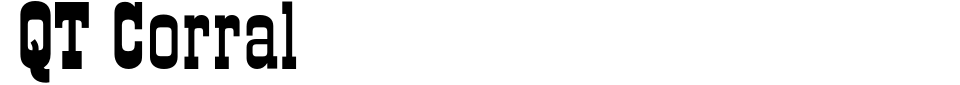 Anteprima - Font QT Corral