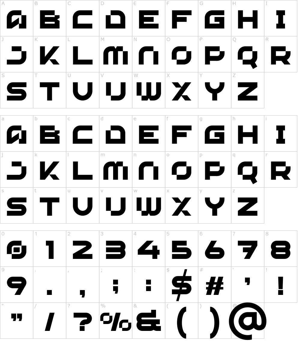 フォントの文字: Artpast