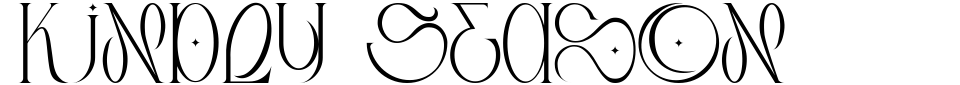 Vorschau der Schriftart - Kindly Season