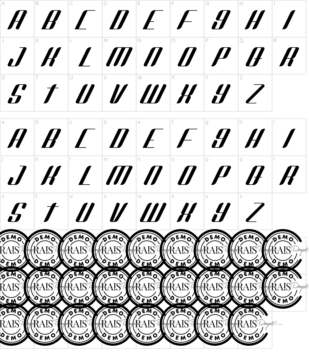 폰트 문자: Micronium