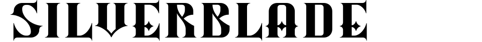Vorschau der Schriftart - Silverblade