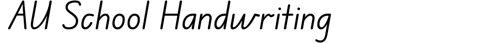 Vorschau der Schriftart - Edu AU VIC WA NT Beginner